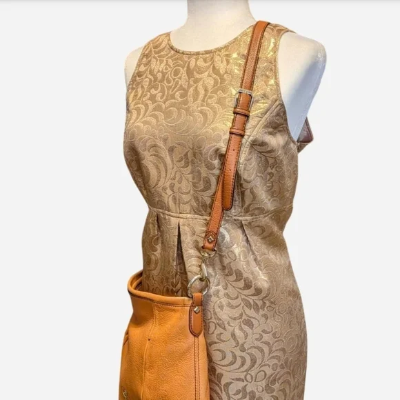 MCM Brown Leather Shoulder Bag - Picture 5 of 7